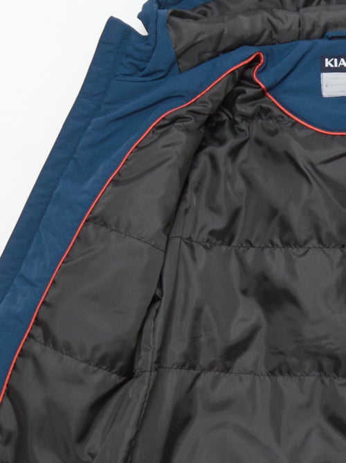 Parka légère à capuche avec 2 poches soufflées à rabat - Kiabi