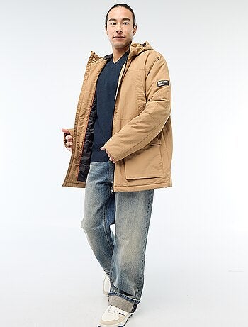 Parka légère à capuche déparlent