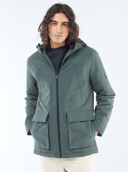 Parka légère à capuche déparlent - Kiabi