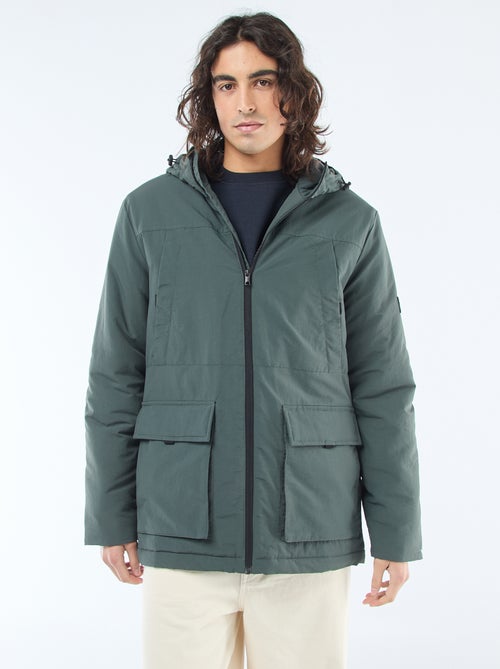 Parka légère à capuche déparlent - Kiabi