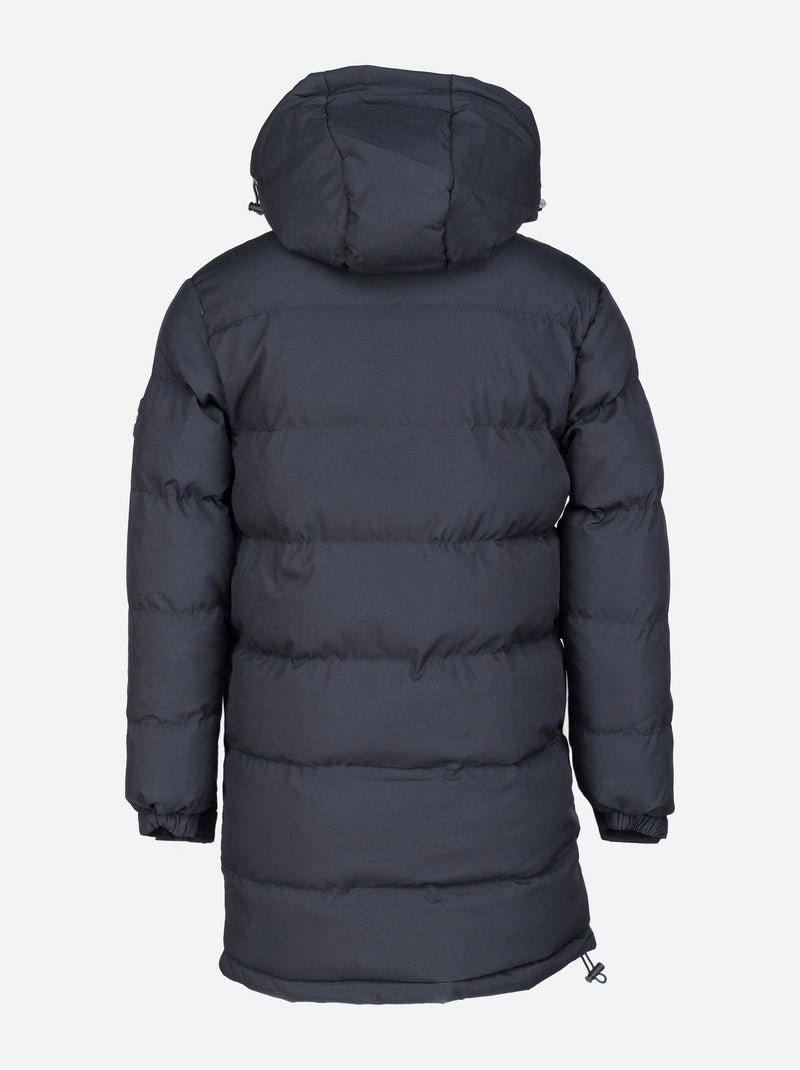 Parka longue à capuche - Kizco Noir - Kiabi