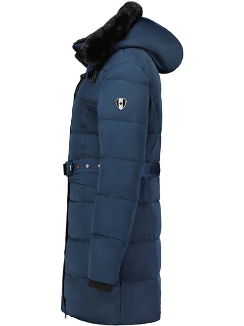 Parka longue à capuche amovible fausse fourrure bettineak – canadian peak - Kiabi