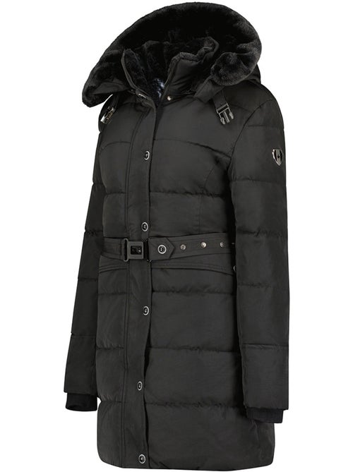 Parka longue à capuche amovible fausse fourrure bettineak – canadian peak - Kiabi