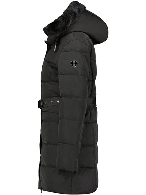 Parka longue à capuche amovible fausse fourrure bettineak – canadian peak - Kiabi