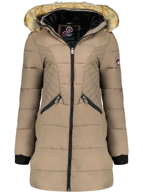 Parka longue à capuche fausse fourrure akapeak – canadian peak - Kiabi