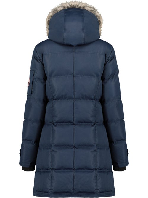 Parka longue à capuche fausse fourrure axelus – canadian peak - Kiabi