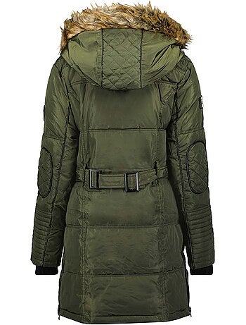 Parka longue à capuche fausse fourrure beauty – canadian peak