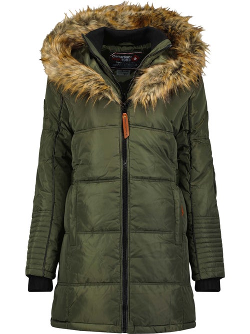 Parka longue à capuche fausse fourrure beauty – canadian peak - Kiabi