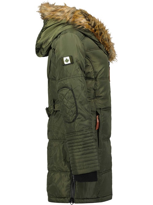 Parka longue à capuche fausse fourrure beauty – canadian peak - Kiabi