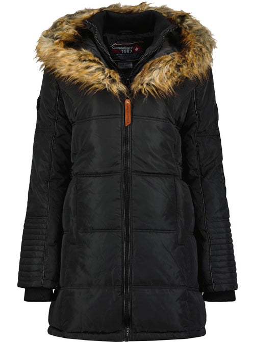 Parka longue à capuche fausse fourrure beauty – canadian peak - Kiabi