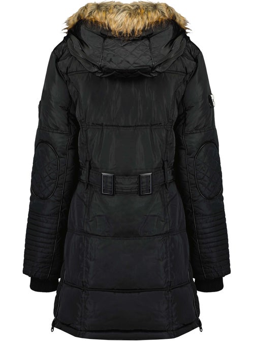 Parka longue à capuche fausse fourrure beauty – canadian peak - Kiabi