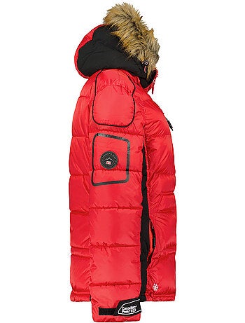 Parka longue à capuche fausse fourrure bersileak – canadian peak