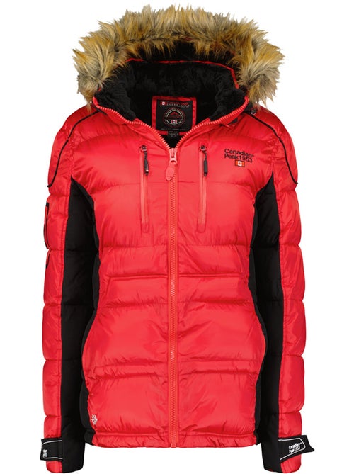Parka longue à capuche fausse fourrure bersileak – canadian peak - Kiabi