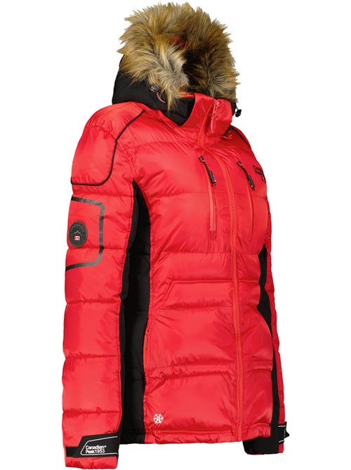 Parka longue à capuche fausse fourrure bersileak – canadian peak - Kiabi