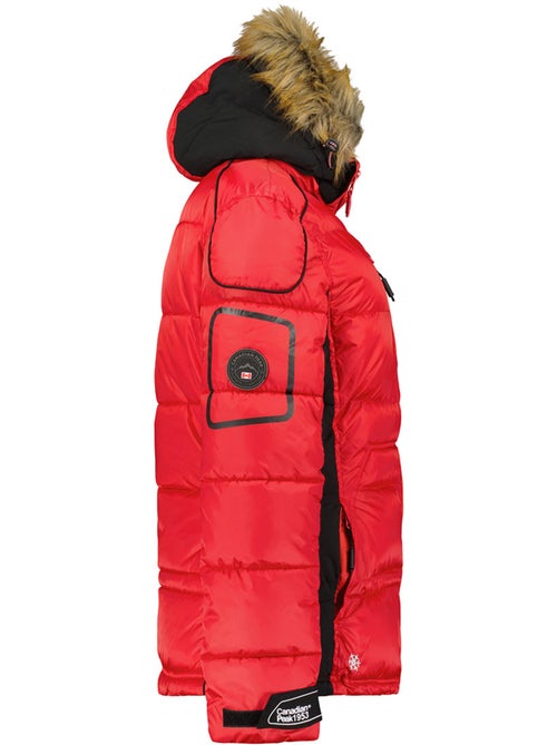 Parka longue à capuche fausse fourrure bersileak – canadian peak - Kiabi