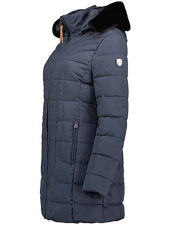 Parka longue à capuche fausse fourrure braceleak – canadian peak