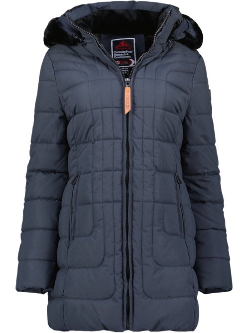 Parka longue à capuche fausse fourrure braceleak – canadian peak - Kiabi