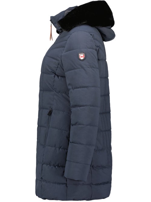 Parka longue à capuche fausse fourrure braceleak – canadian peak - Kiabi
