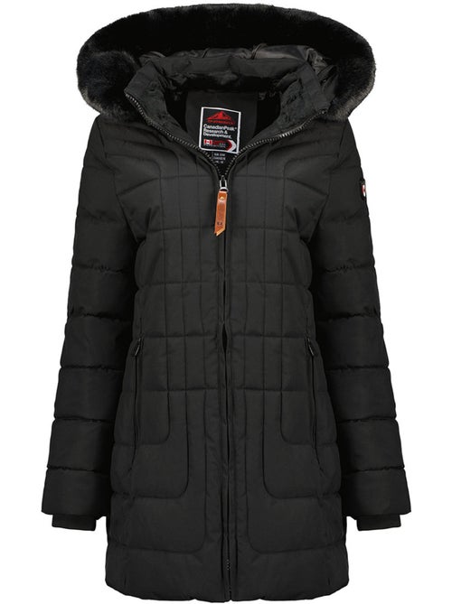 Parka longue à capuche fausse fourrure braceleak – canadian peak - Kiabi Parka longue à capuche fausse fourrure braceleak – canadian peak - Kiabi