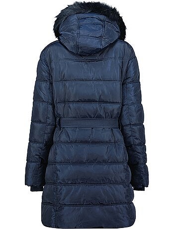 Parka longue à capuche fausse fourrure diamentereak – canadian peak