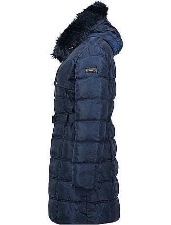 Parka longue à capuche fausse fourrure diamentereak – canadian peak