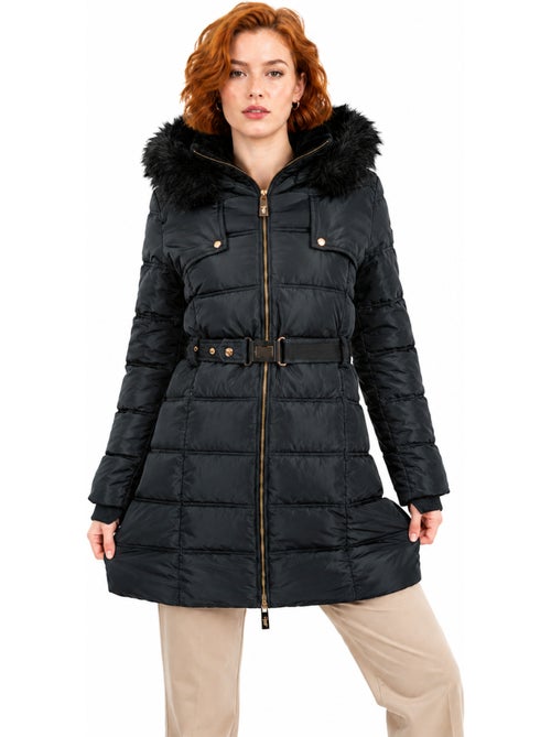 Parka longue à capuche fausse fourrure diamentereak – canadian peak - Kiabi