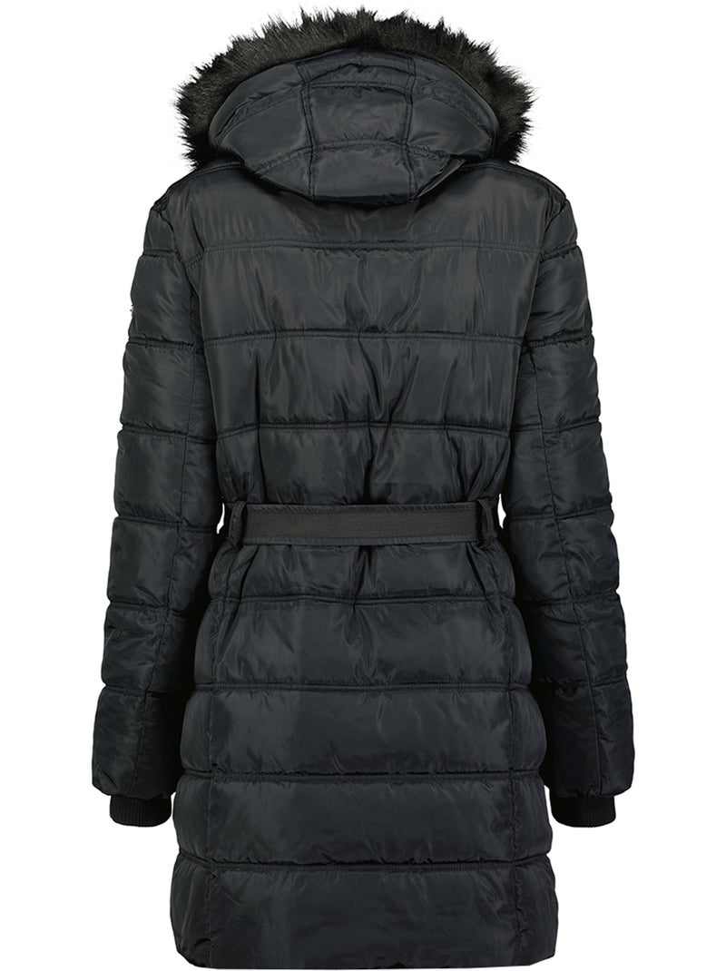 Parka longue à capuche fausse fourrure diamentereak – canadian peak Noir - Kiabi