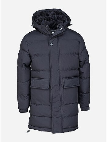 Parka longue à capuche