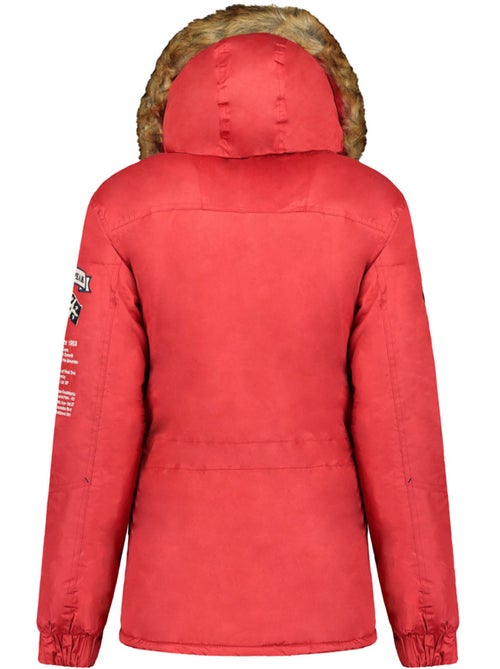 Parka longue cintrée à capuche fausse fourrure banapeak – canadian peak - Kiabi Parka longue cintrée à capuche fausse fourrure banapeak – canadian peak - Kiabi