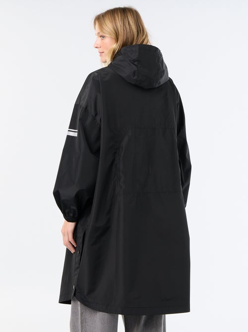 Parka longue déperlante à capuche - Kiabi