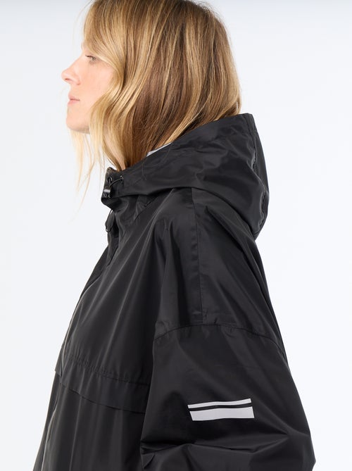 Parka longue déperlante à capuche - Kiabi