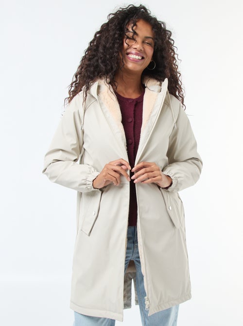 Parka longue fourrée - Kiabi