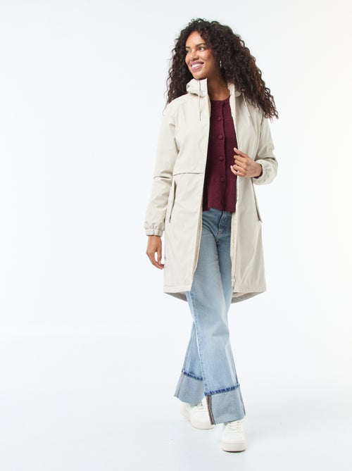 Parka longue fourrée - Kiabi