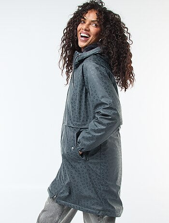 Parka longue fourrée