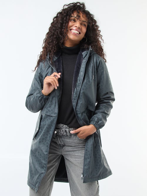 Parka longue fourrée - Kiabi