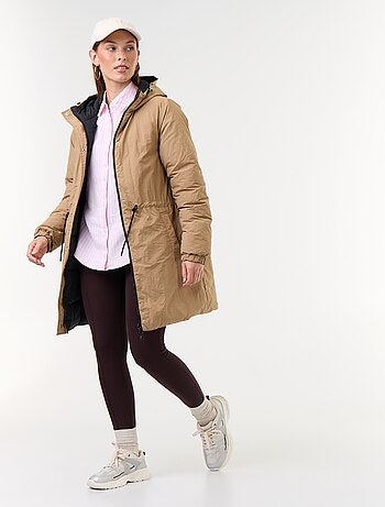 Parka longue réversible