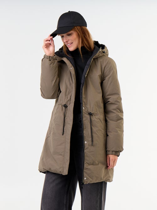 Parka longue réversible - Kiabi Parka longue réversible - Kiabi