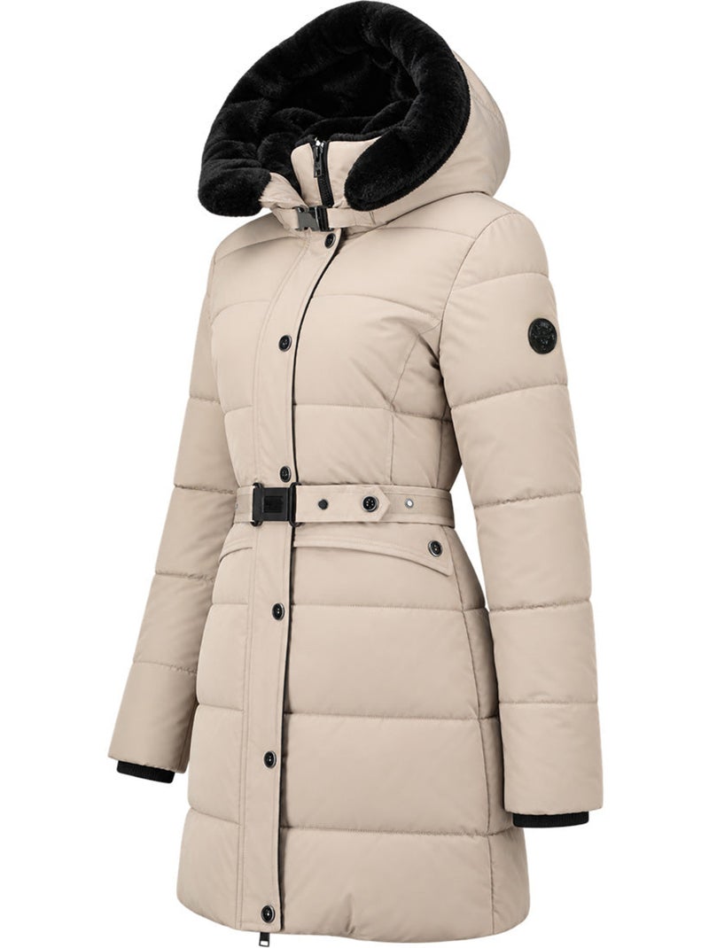 Parka matelassée à capuche bettinoral – kaporal Beige - Kiabi