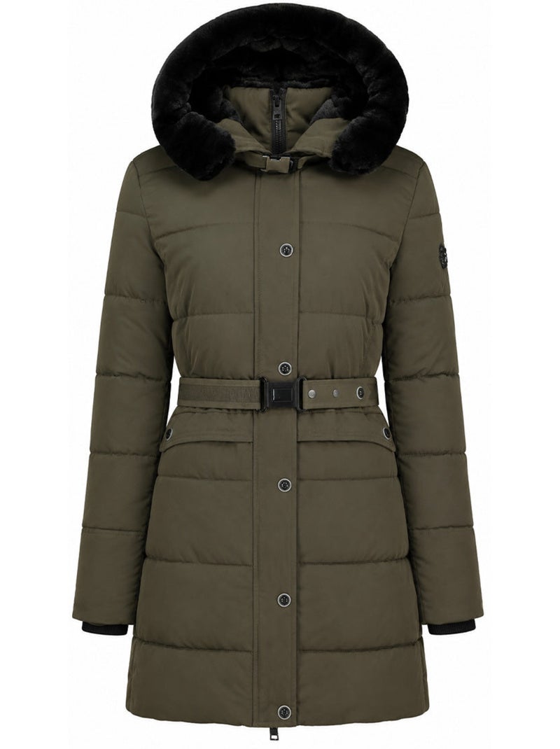 Parka matelassée à capuche bettinoral – kaporal Kaki - Kiabi