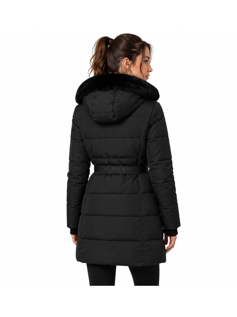 Parka matelassée à capuche bettinoral – kaporal Noir - Kiabi