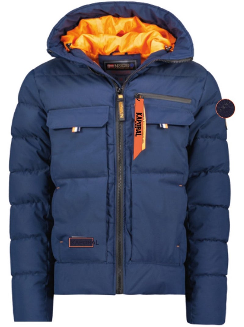 Parka matelassée à capuche dosibaoral – kaporal Bleu marine - Kiabi