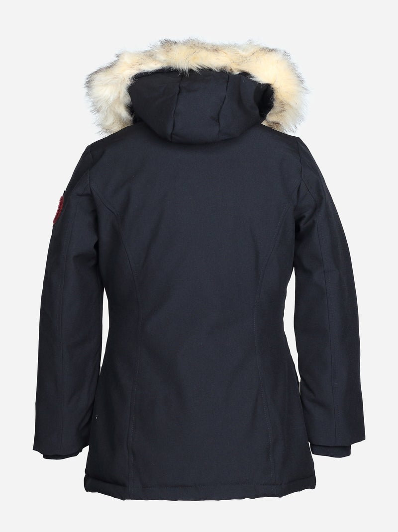 Parka met afneembare bontvoering - Paragoose Zwart - Kiabi