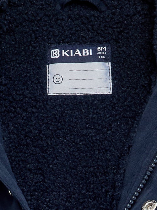Parka met capuchon en schapenvachtvoering - Kiabi Parka met capuchon en schapenvachtvoering - Kiabi