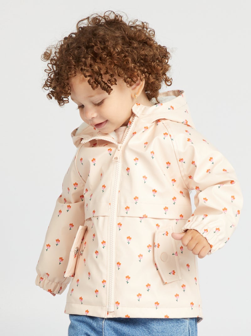 Parka met capuchon met imitatiebont ROSE - Kiabi