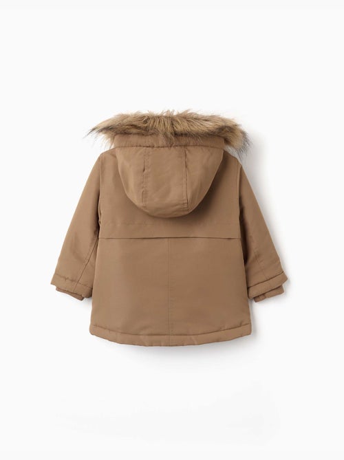 Parka met capuchon met sherpa voering - Kiabi Parka met capuchon met sherpa voering - Kiabi