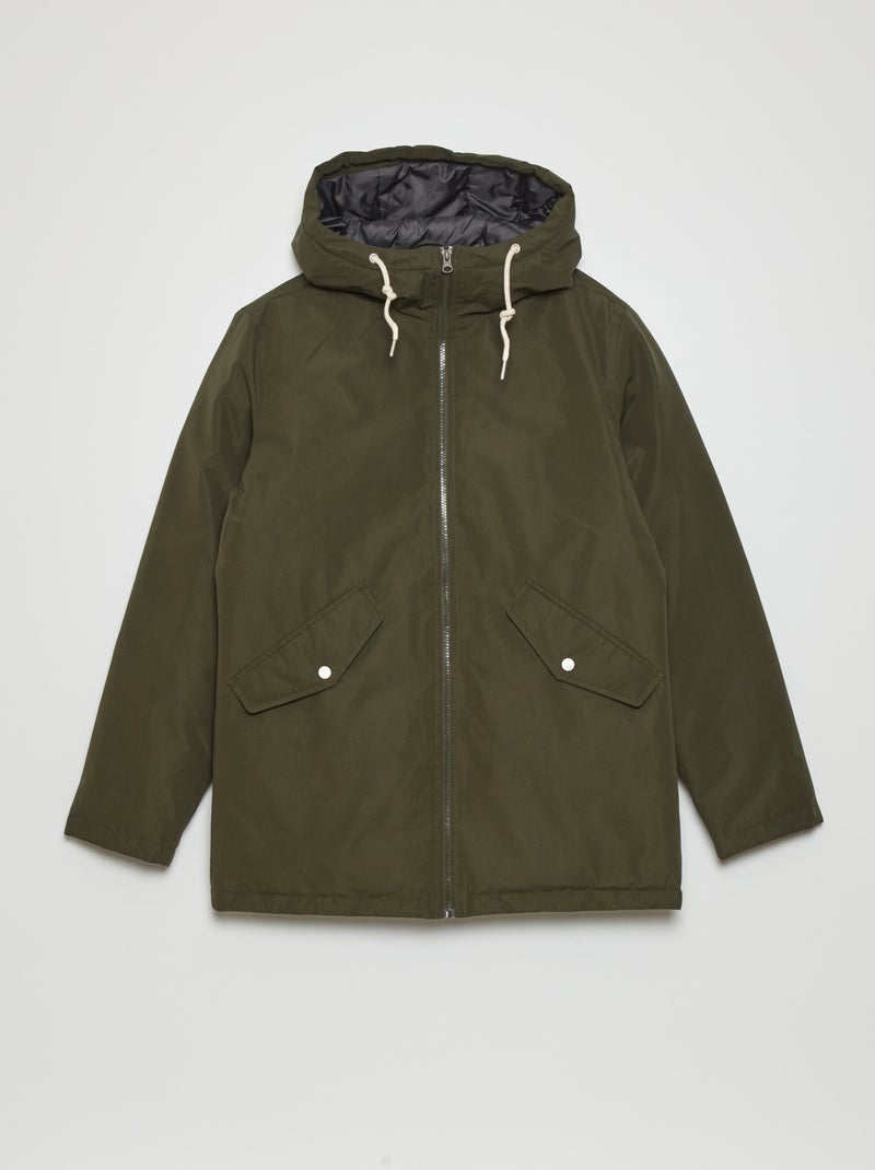 Parka met capuchon' Produkt' KAKI - Kiabi