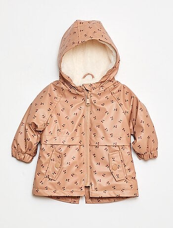 Parka met print