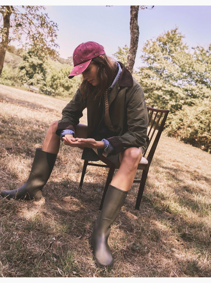 Parka met ribfluwelen kraag, mo fashion Groen - Kiabi