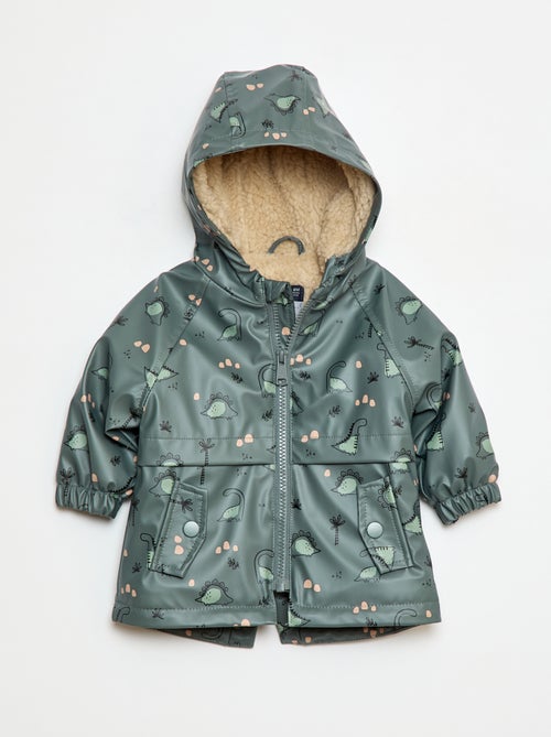 Parka met voering van imitatieschapenvacht - Kiabi