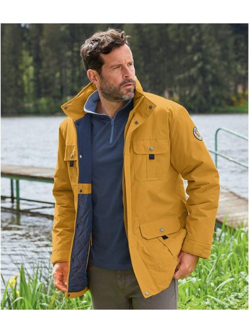 Parka Multipoche en Microfibre   - ATLAS FOR MEN - Kiabi